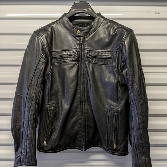 Sedici Other - Sedici Leather Cafe Racer Motorcycle Jacket